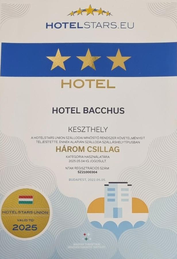 Hotel Bacchus Кестхей Екстер'єр фото